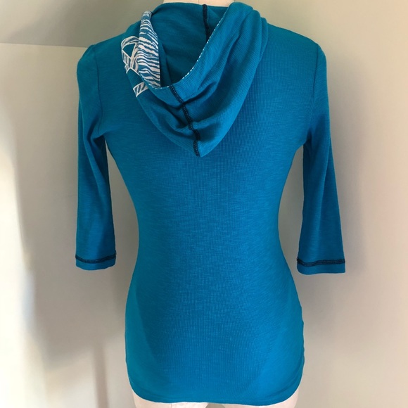 VINTAGE Y2K Billabong Hooded Zip Up Peace Sign Shirt Jacket - Picture 2 of 5